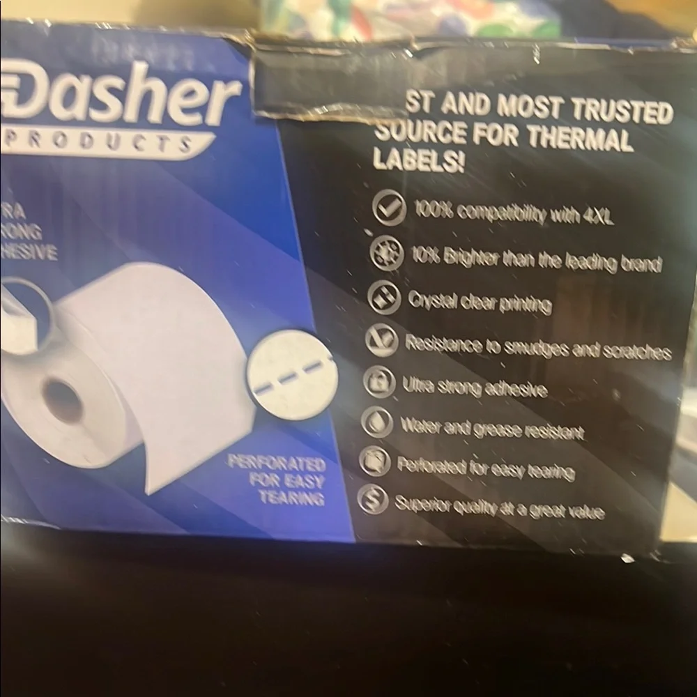 Dasher Products Postage Labels